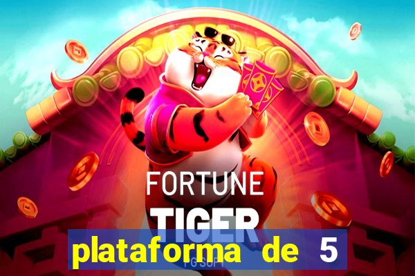 plataforma de 5 reais fortune tiger