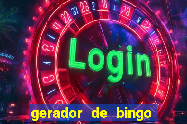 gerador de bingo de palavras