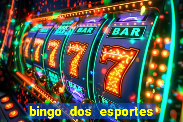 bingo dos esportes para imprimir