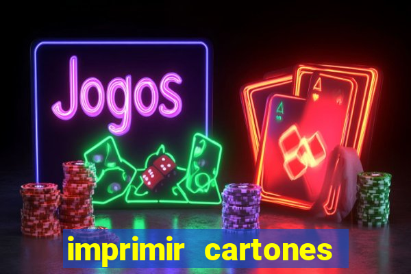 imprimir cartones de bingo