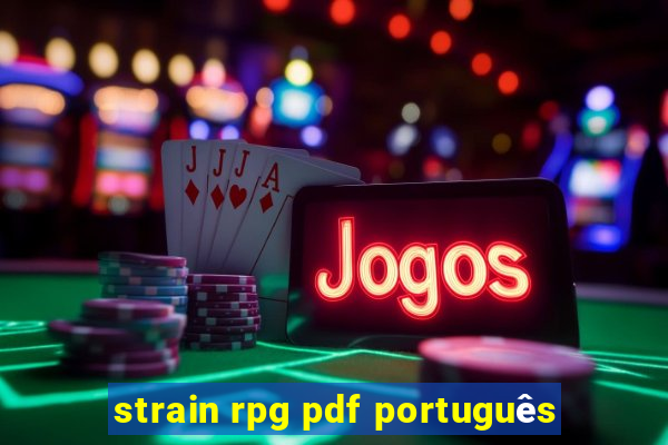 strain rpg pdf português